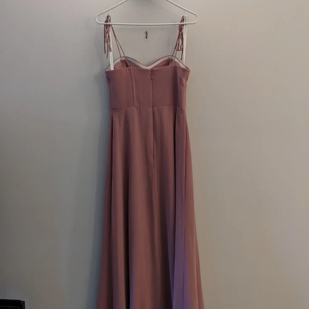 Azazie Rosey Vintage Mauve Bridesmaid Dress - Picture 3 of 4